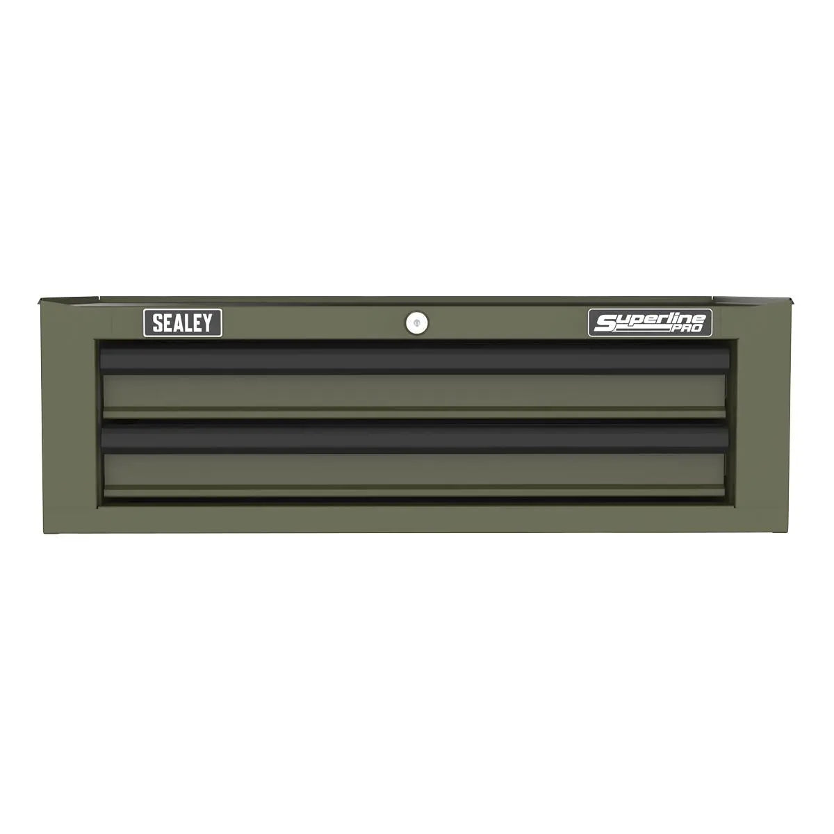 Sealey Superline Pro Superline PRO® Mid-Box Tool Chest 2 Drawer - Khaki White Rose Tools