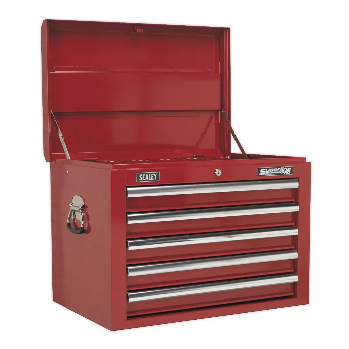 Sealey Superline Pro Tool Chest Combination 14 Drawer with Ball-Bearing Slides - Red & 446pc Tool Kit