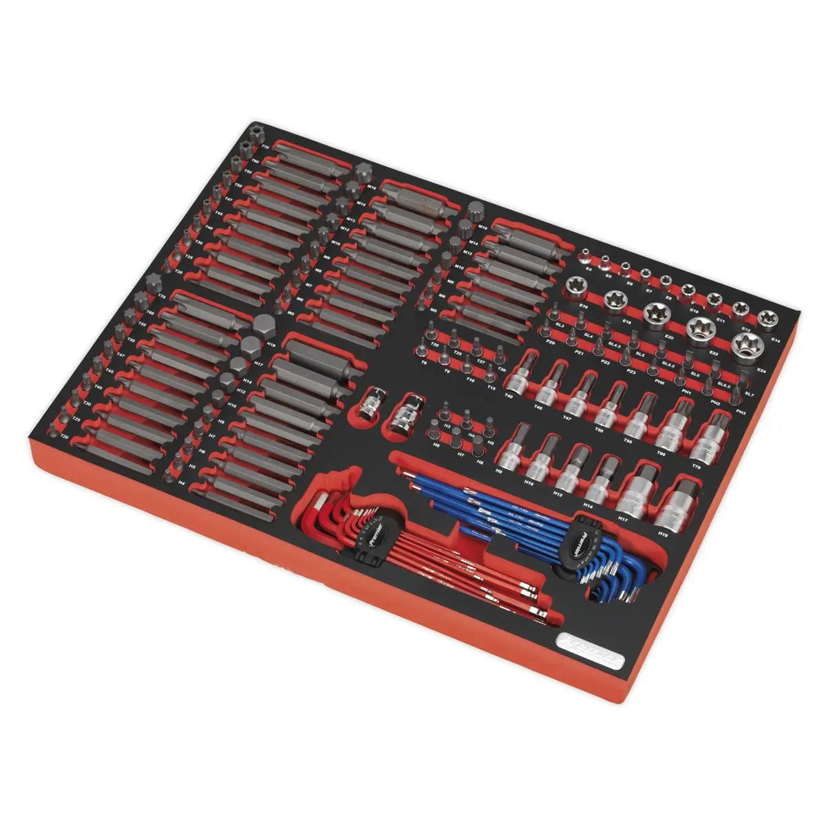 Sealey Superline Pro Tool Chest Combination 23 Drawer with Ball-Bearing Slides - Black with 446pc Tool Kit