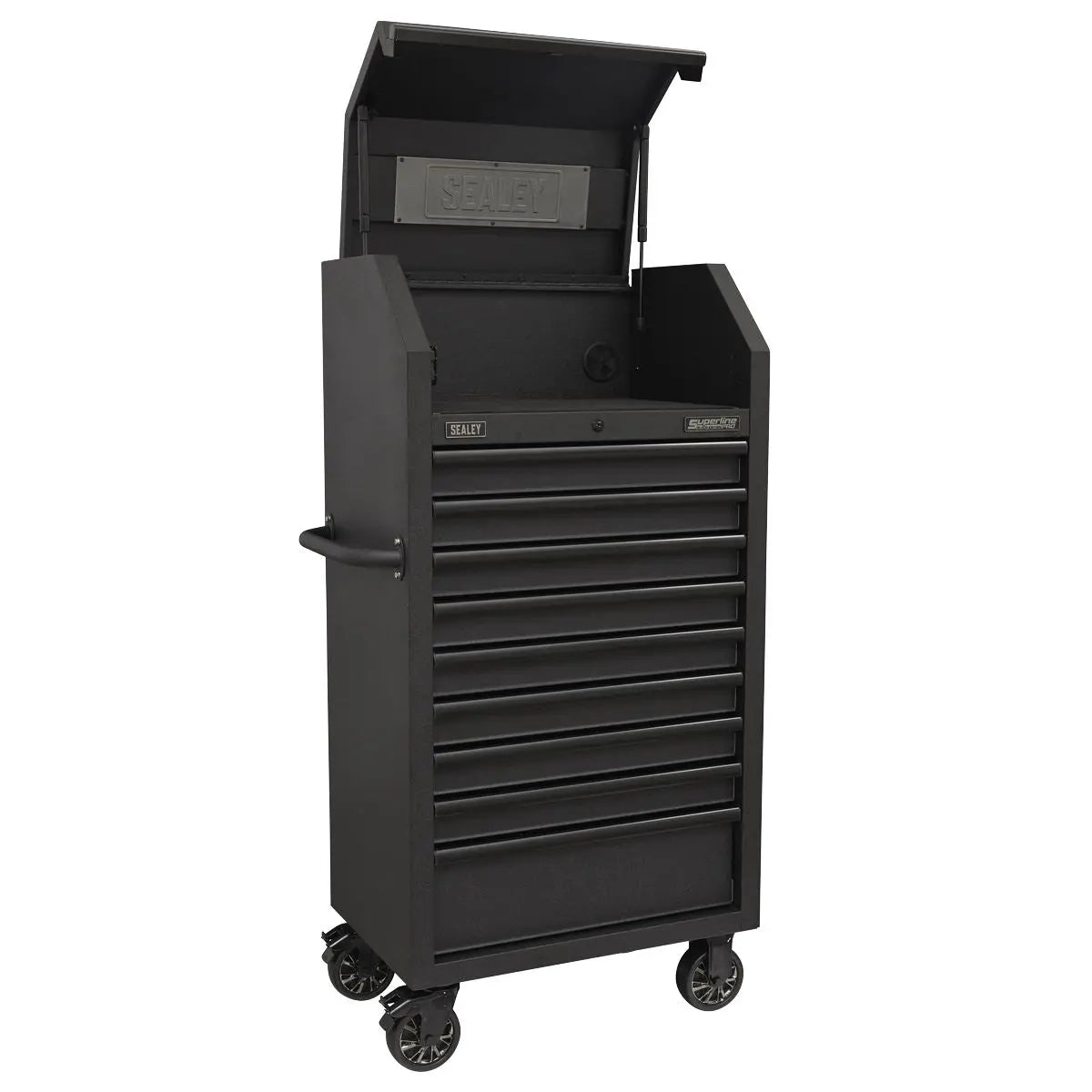 Sealey Superline Pro Tower Cabinet 9 Drawer 690mm with Soft Close Drawers & Power Strip
