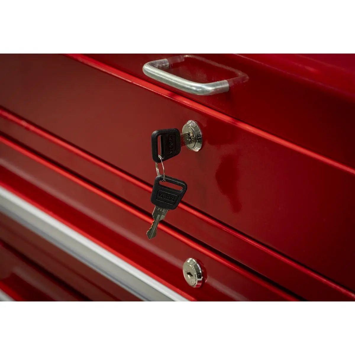 Sealey Superline Pro Trolley 2-Level Heavy-Duty with Lockable Top & 2 Drawers