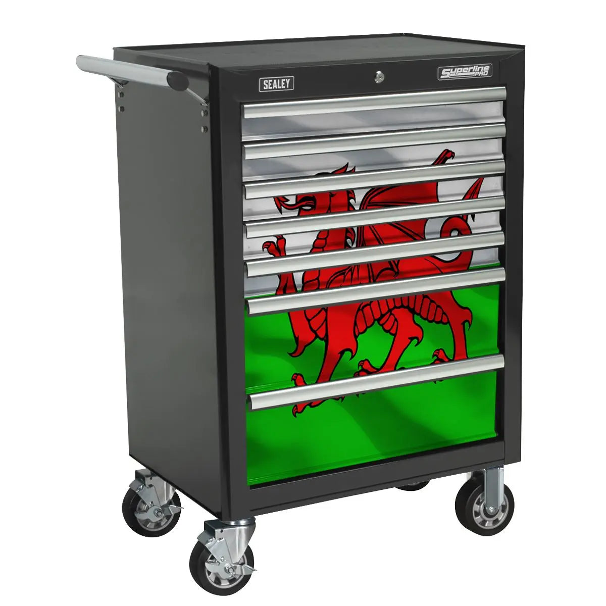 Sealey Superline Pro Wales Graphics 7 Drawer Rollcab Kit