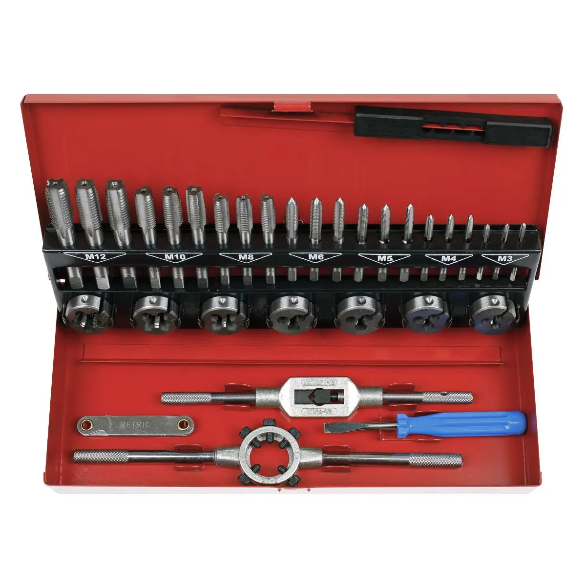 Sealey Tap & Die Set 32pc Split Dies - Metric