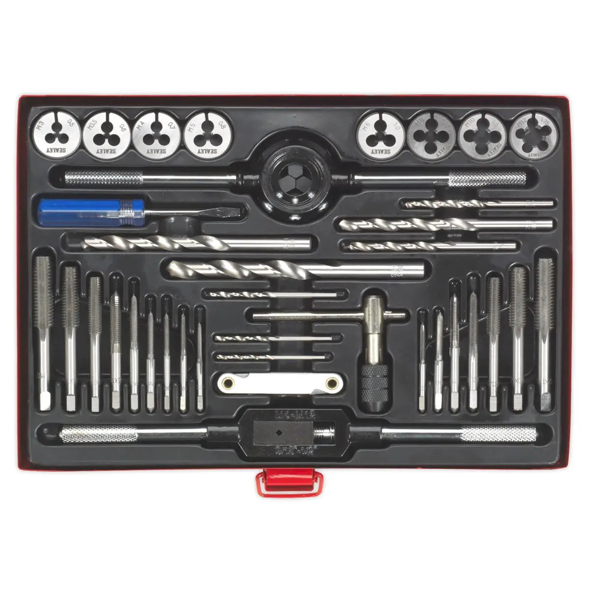 Sealey Tap & Die Set 37pc Split Dies - Metric