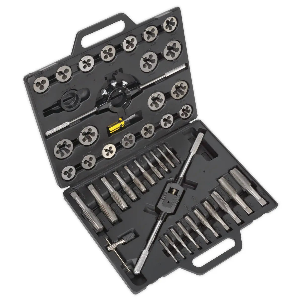 Sealey Tap & Die Set 45pc Split Dies Imperial
