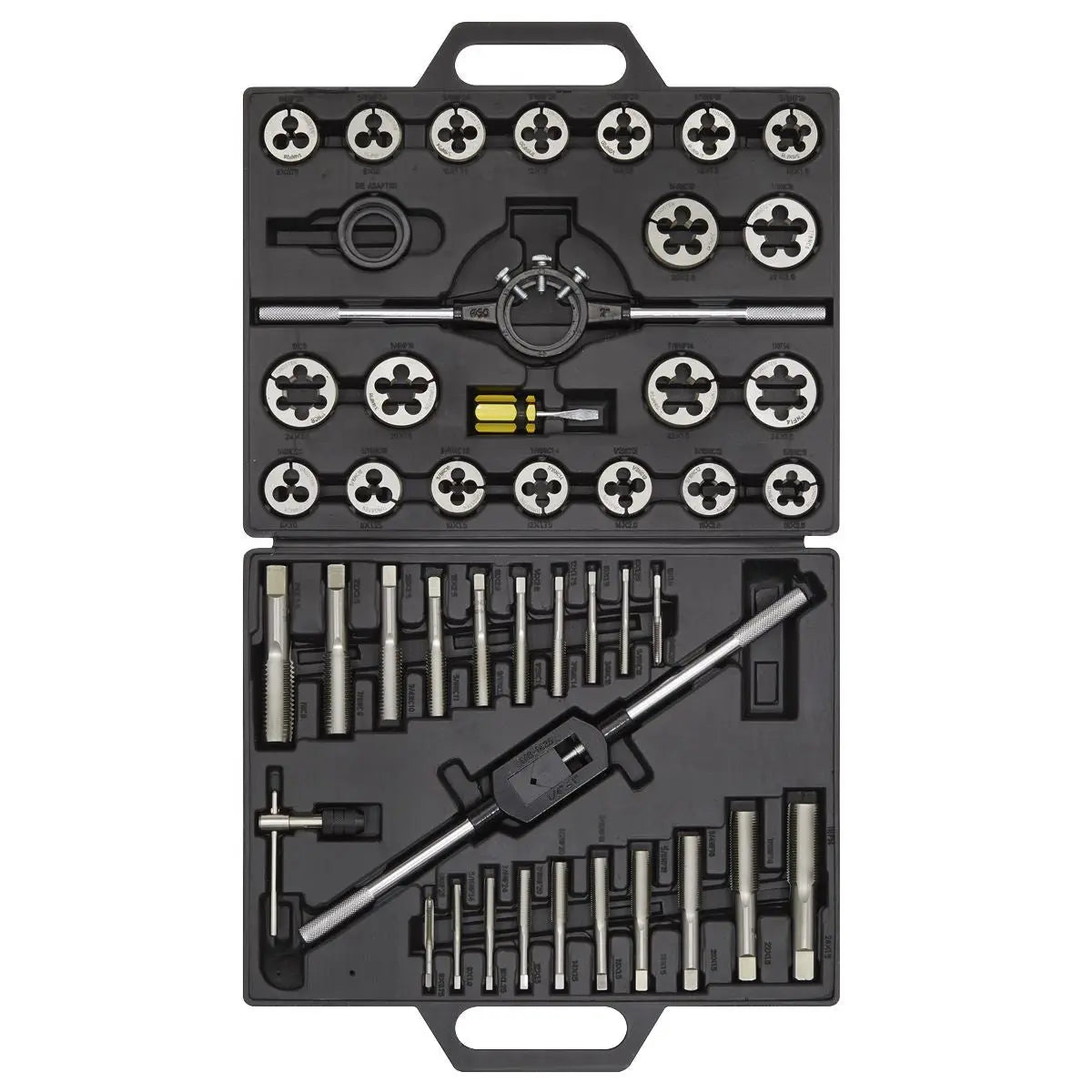 Sealey Tap & Die Set 45pc Split Dies Imperial