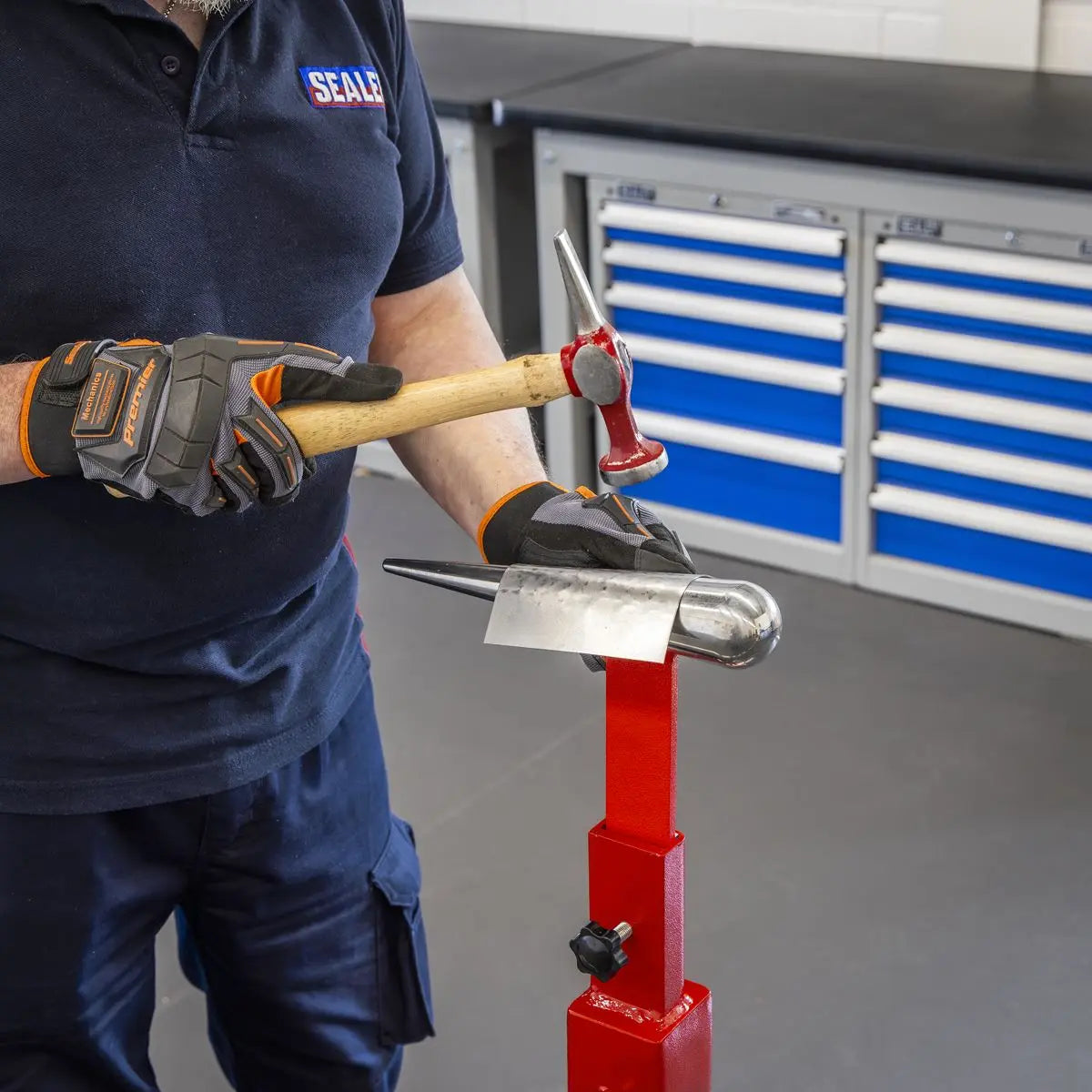 Sealey Tapered T-Dollies for Sheet Metal Forming White Rose Tools