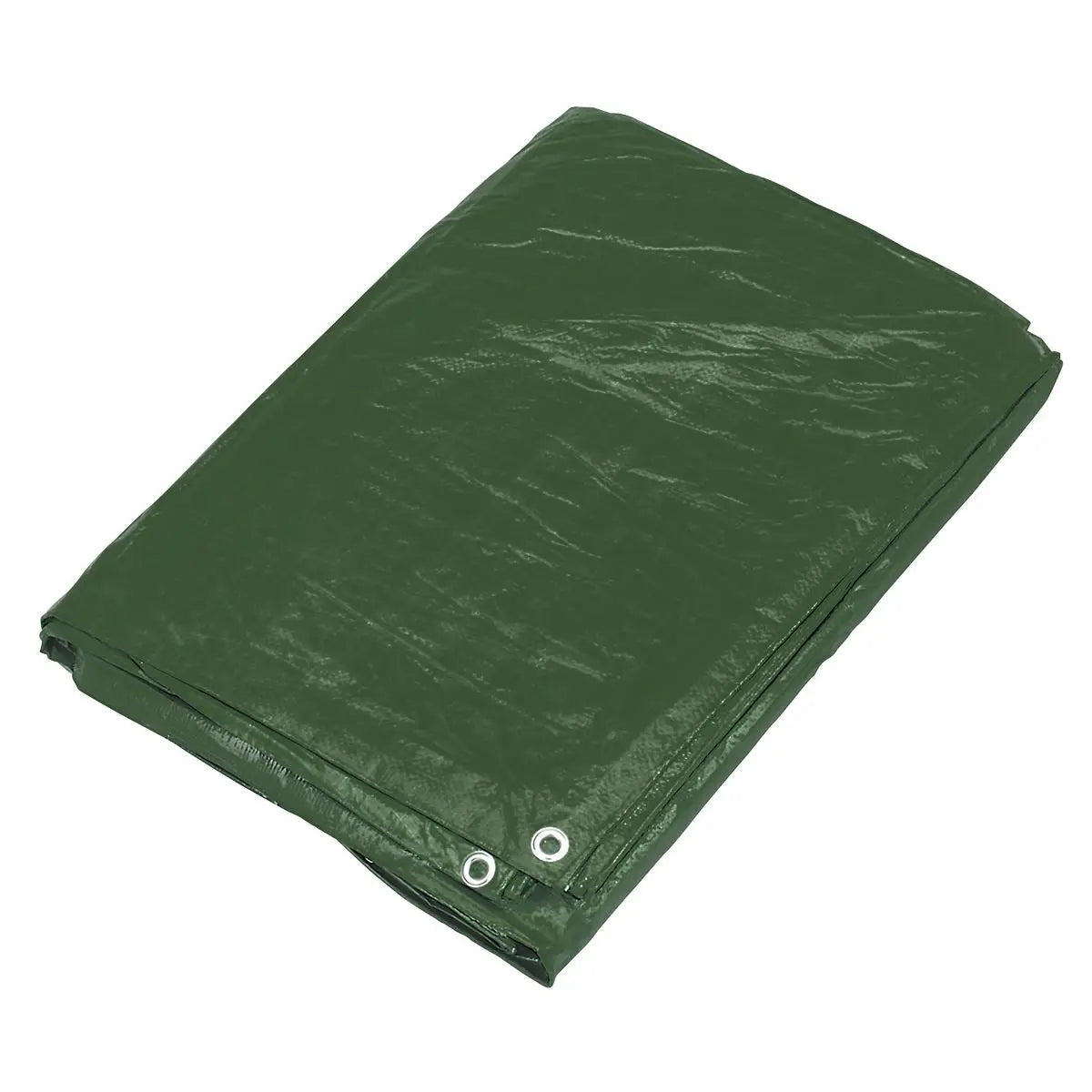 Sealey Tarpaulin 6.10 x 12.19m - Green White Rose Tools