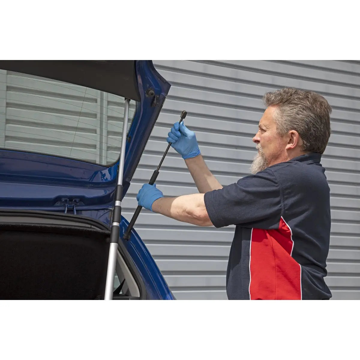 Sealey Telescopic Bonnet/Tailgate Support 2.4m  White Rose Tools