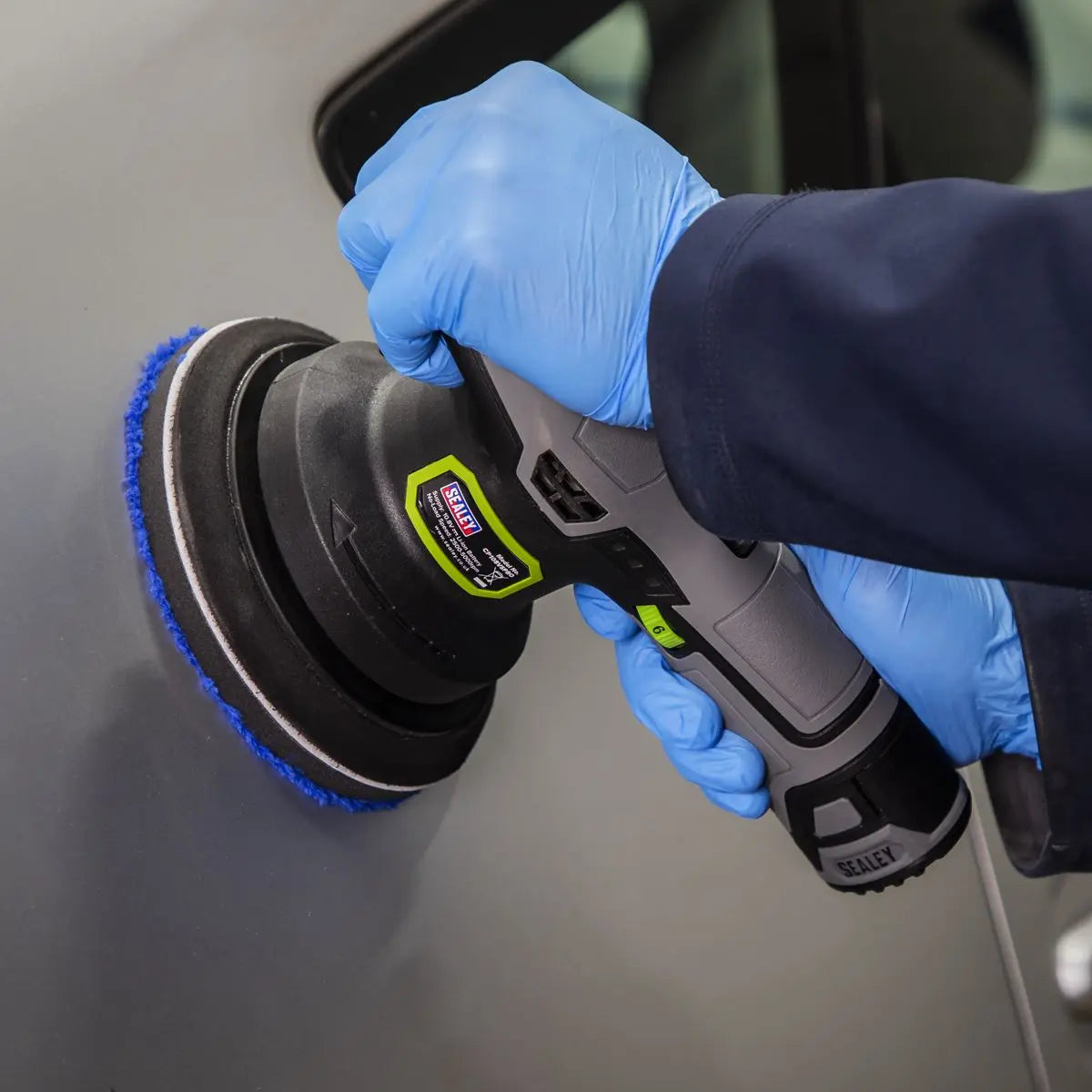 Sealey Terry Bonnet Pad Ø150mm White Rose Tools