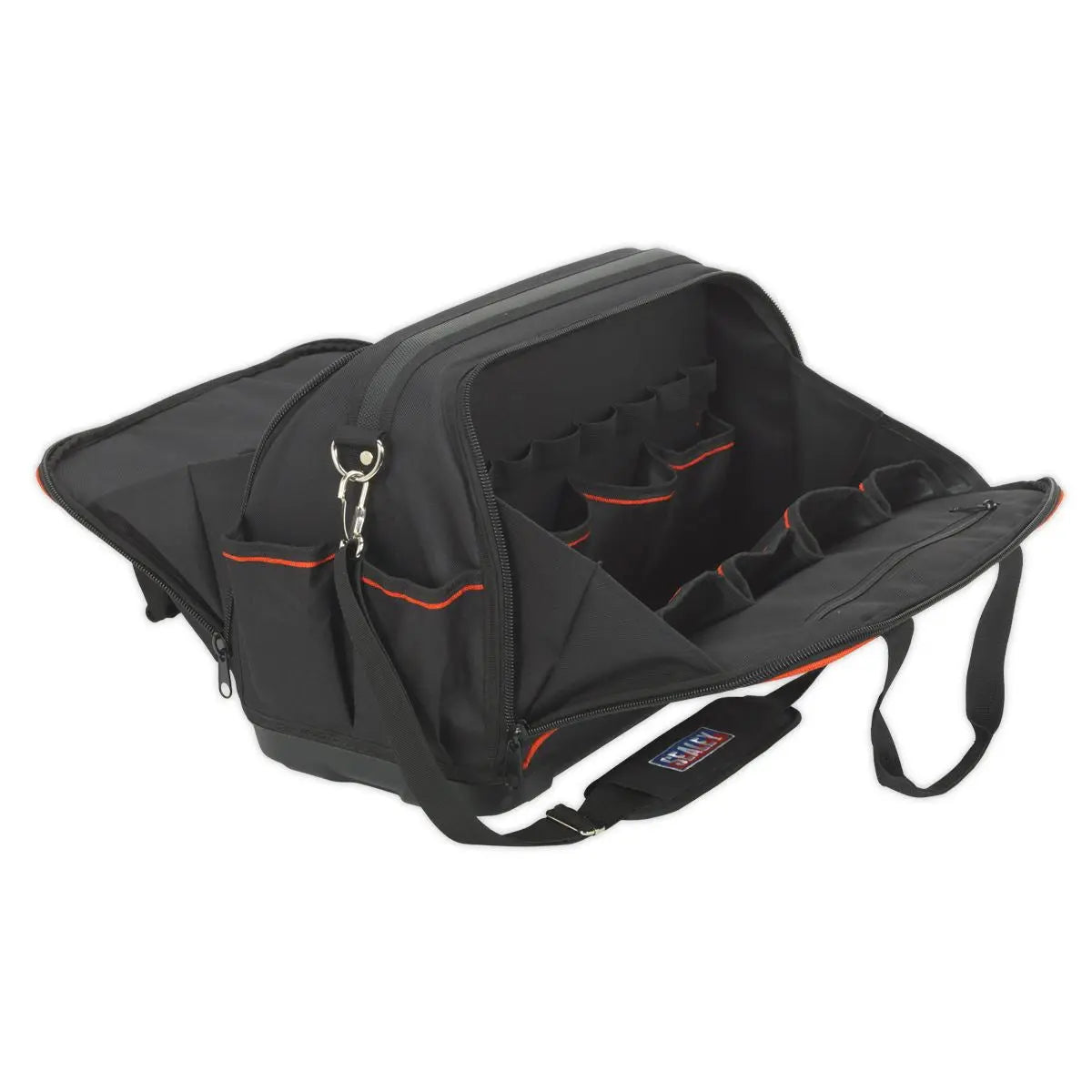 Sealey Tool Storage Bag with 24 Pockets 500mm Heavy Duty Rubber Base