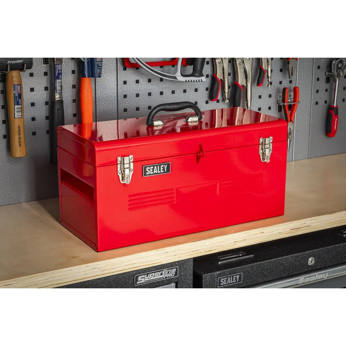 Sealey Toolbox with Tote Tray 510mm