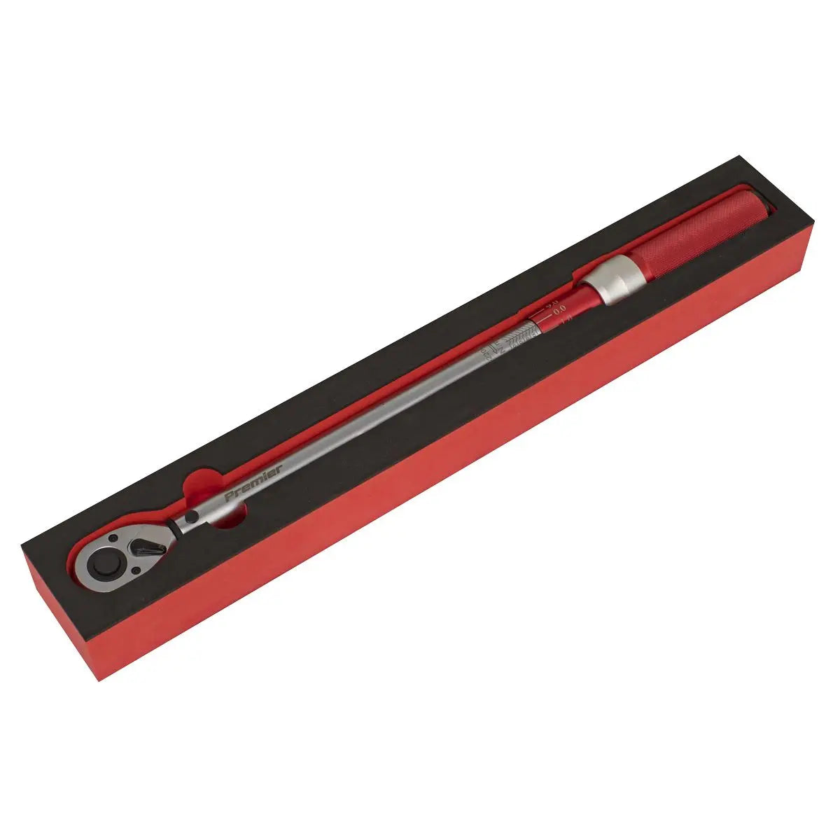 Sealey Torque Wrench Micrometer Style 1/2" Drive 40-220Nm Calibrated in EVA Tray