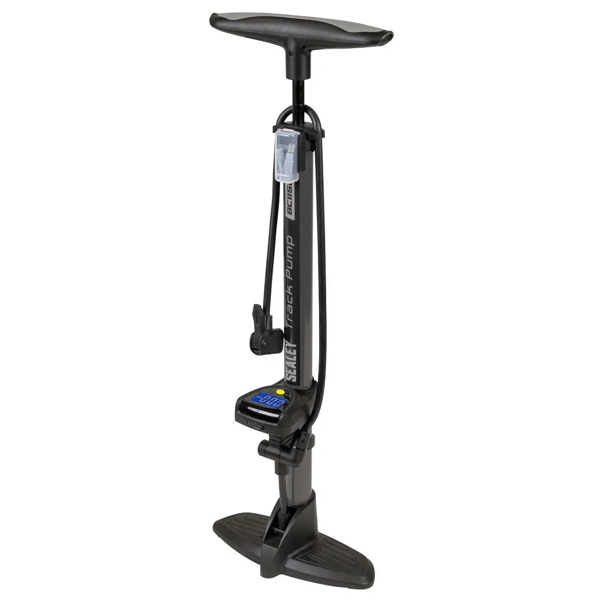 Sealey Track Pump with Digital Gauge  White Rose Tools
