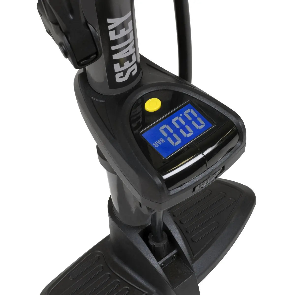 Sealey Track Pump with Digital Gauge  White Rose Tools