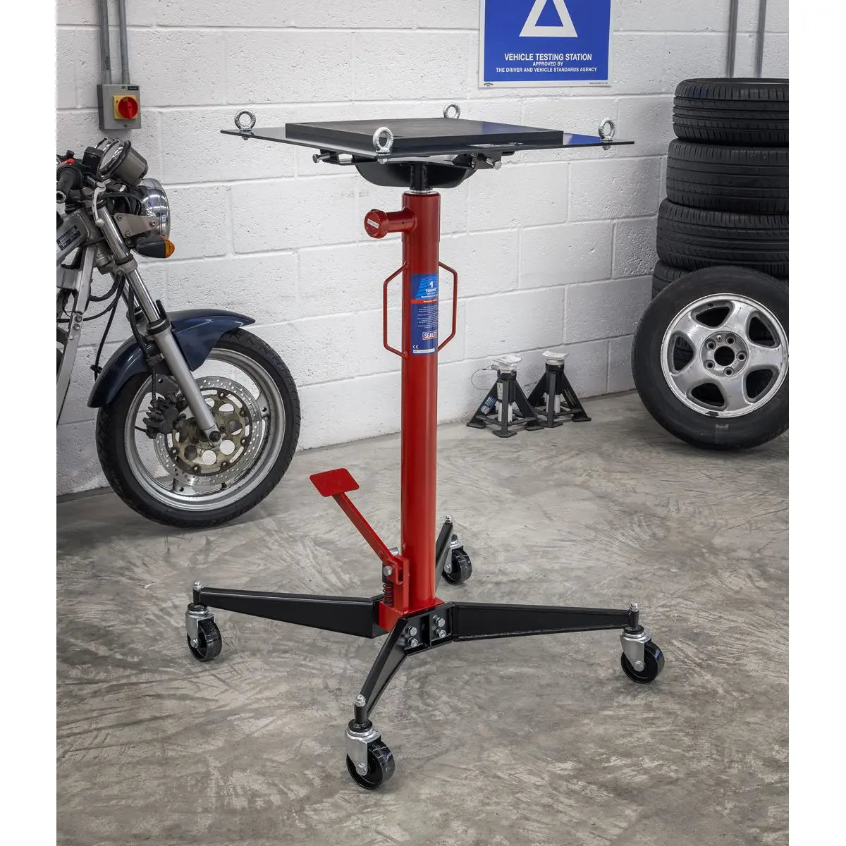 Sealey Transmission Jack Lifting Plate 200kg White Rose Tools