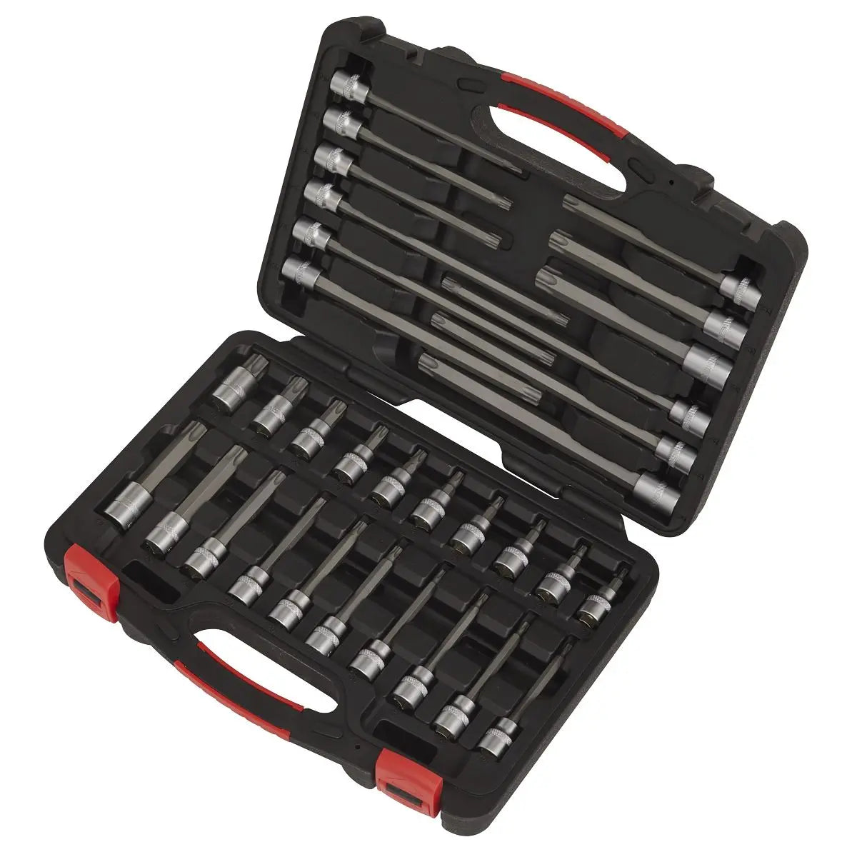 Sealey Trx-Star Socket Bit Set 32 Piece 3/8" Drive T20-T70 Torx Premier