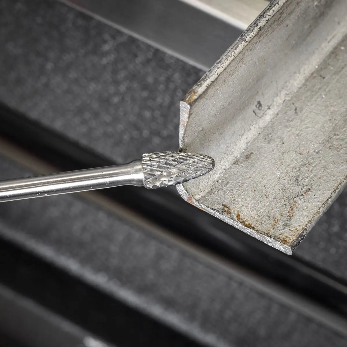 Sealey Tungsten Carbide Rotary Burr Extra-Long Arc Round Nose 10mm White Rose Tools