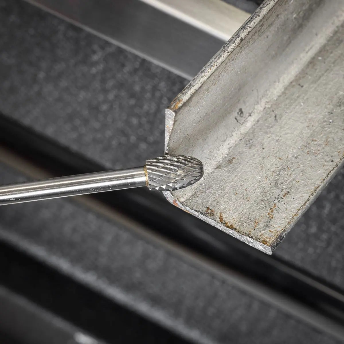 Sealey Tungsten Carbide Rotary Burr Extra-Long Ball Nose 10mm White Rose Tools