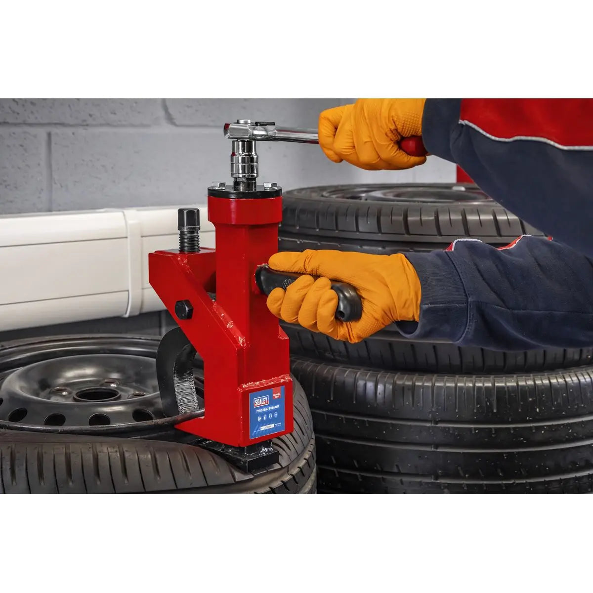 Sealey Tyre Bead Breaker White Rose Tools