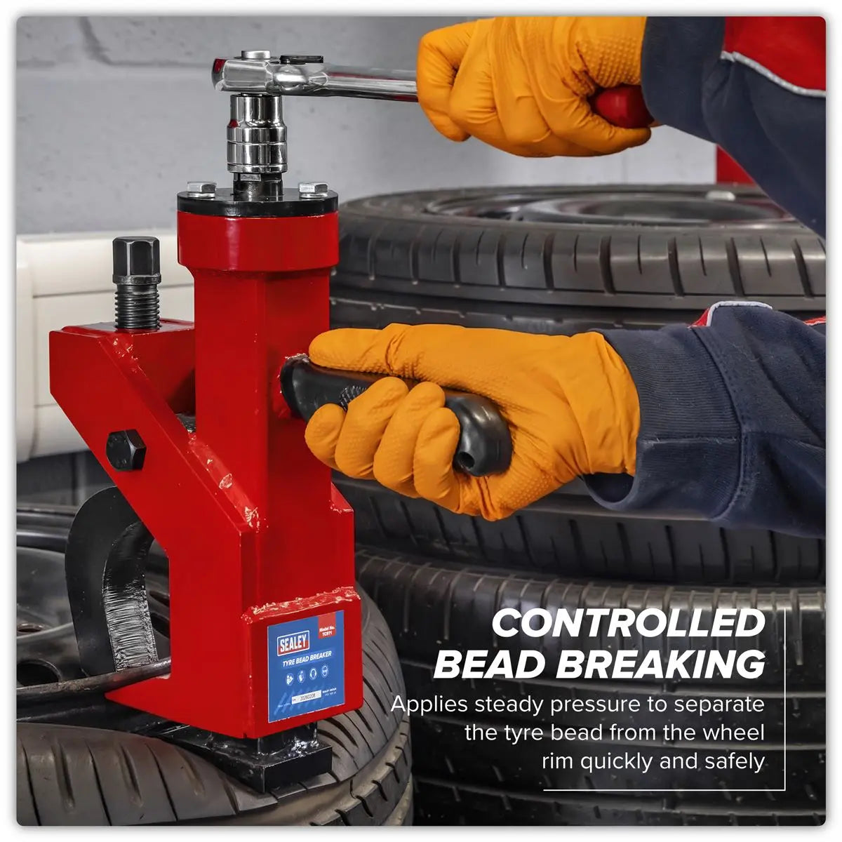 Sealey Tyre Bead Breaker White Rose Tools