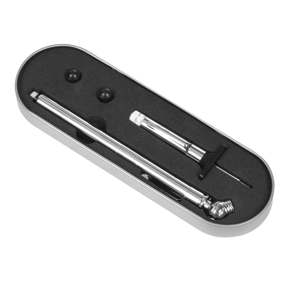 Sealey Tyre Pressure & Tread Depth Gauge Set 2pc White Rose Tools