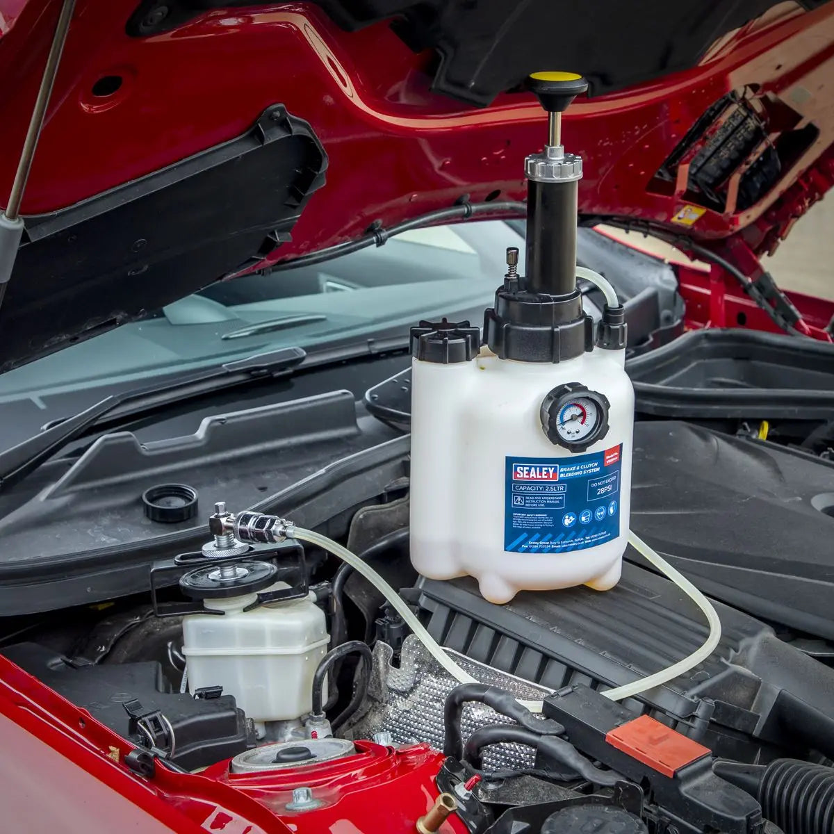 Sealey Universal Adaptor Brake & Clutch Bleeder Cap  White Rose Tools