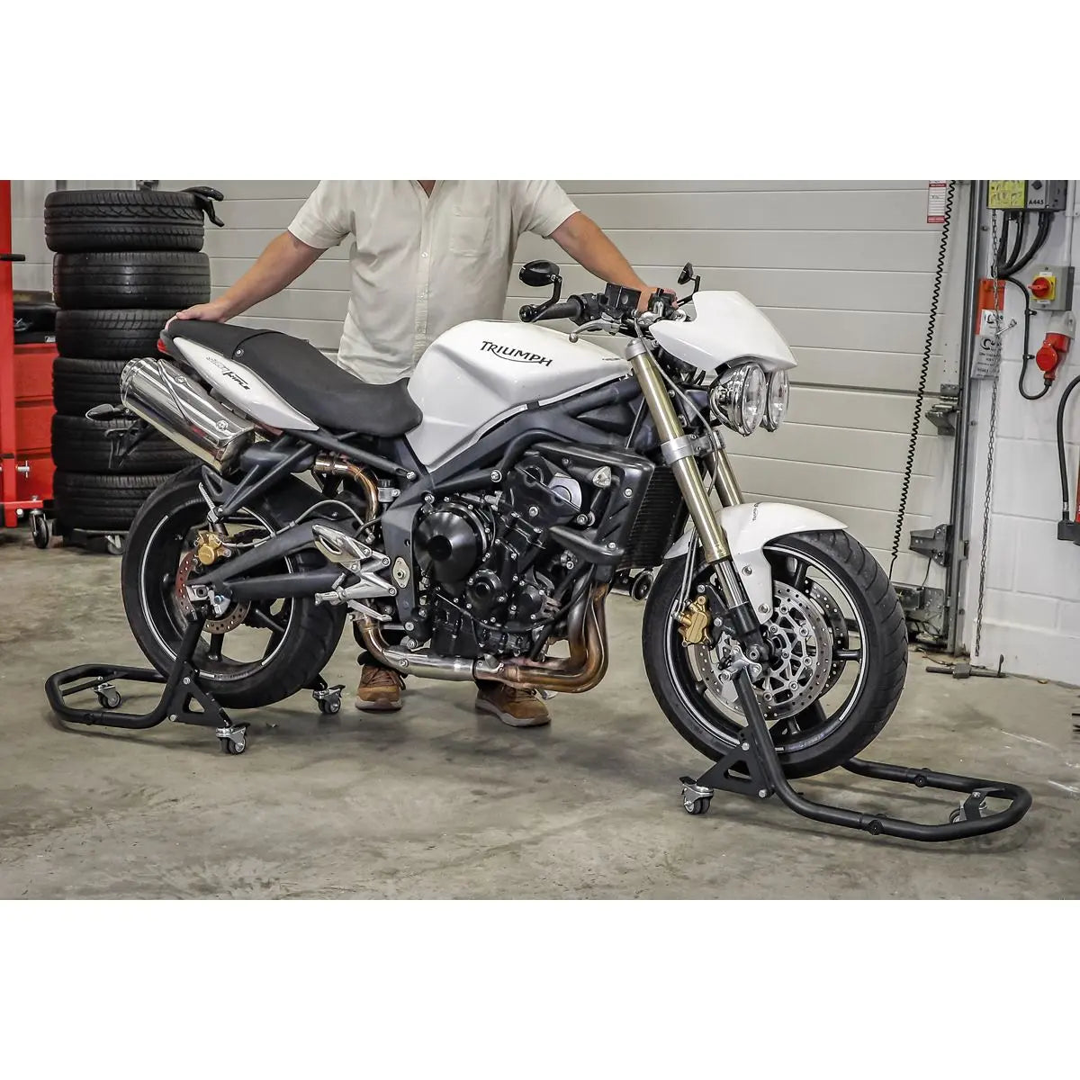 Sealey Universal Front Paddock Stand 360° Floating