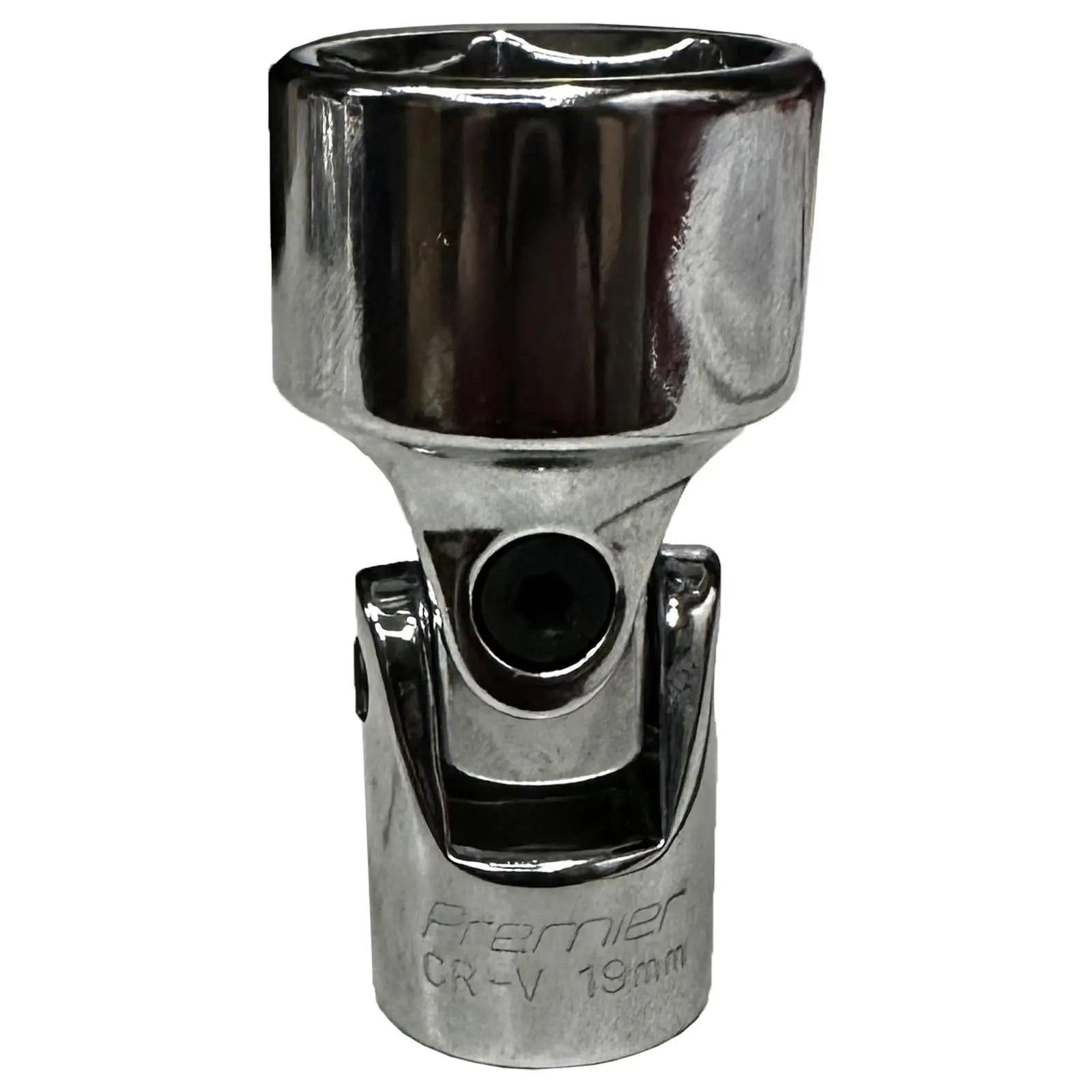 Sealey Universal Joint Socket 19mm 6 Point 3/8" Drive Mechanic Garage Workshop White Rose Tools