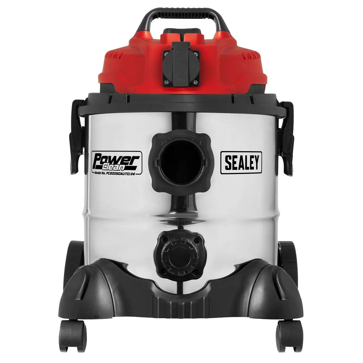 Sealey Vacuum Cleaner Industrial 20L 1400W/230V Stainless Drum Auto Start White Rose Tools