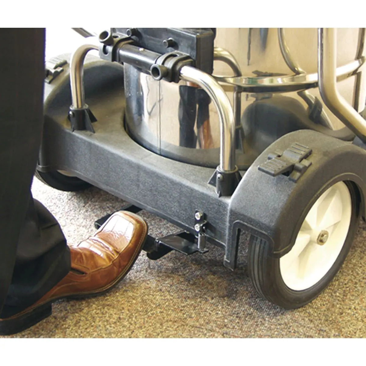 Sealey Vacuum Cleaner Industrial Wet & Dry 77L Stainless Steel Drum with Swivel Emptying 2400W