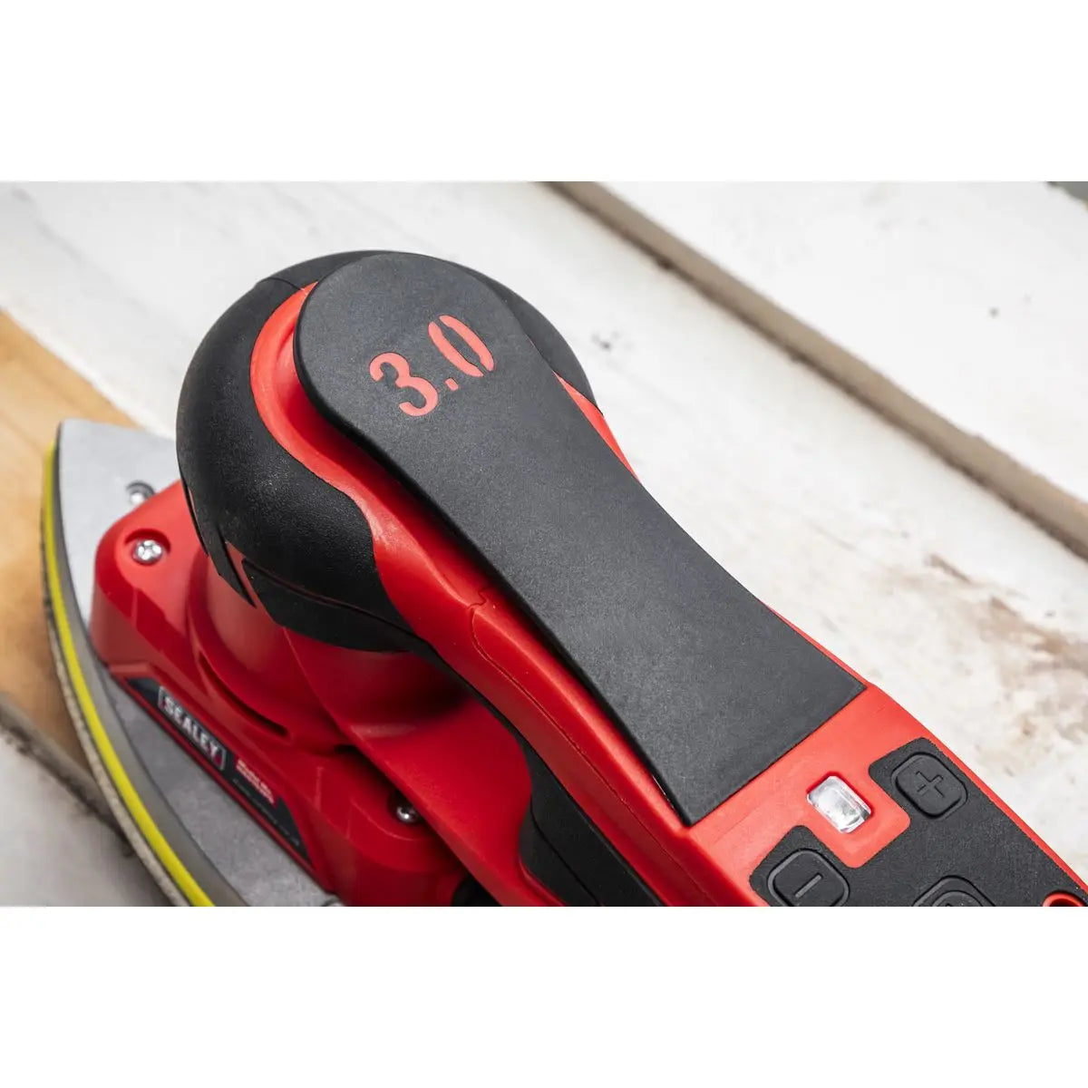 Sealey Variable Speed Brushless Orbital Sander 100 x 150mm 350W White Rose Tools