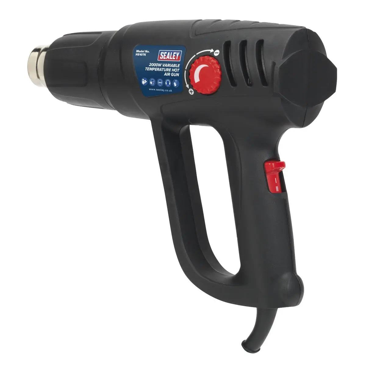 Sealey Variable Temperature Hot Air Gun Kit 2000W 50-450°C/90-600°C