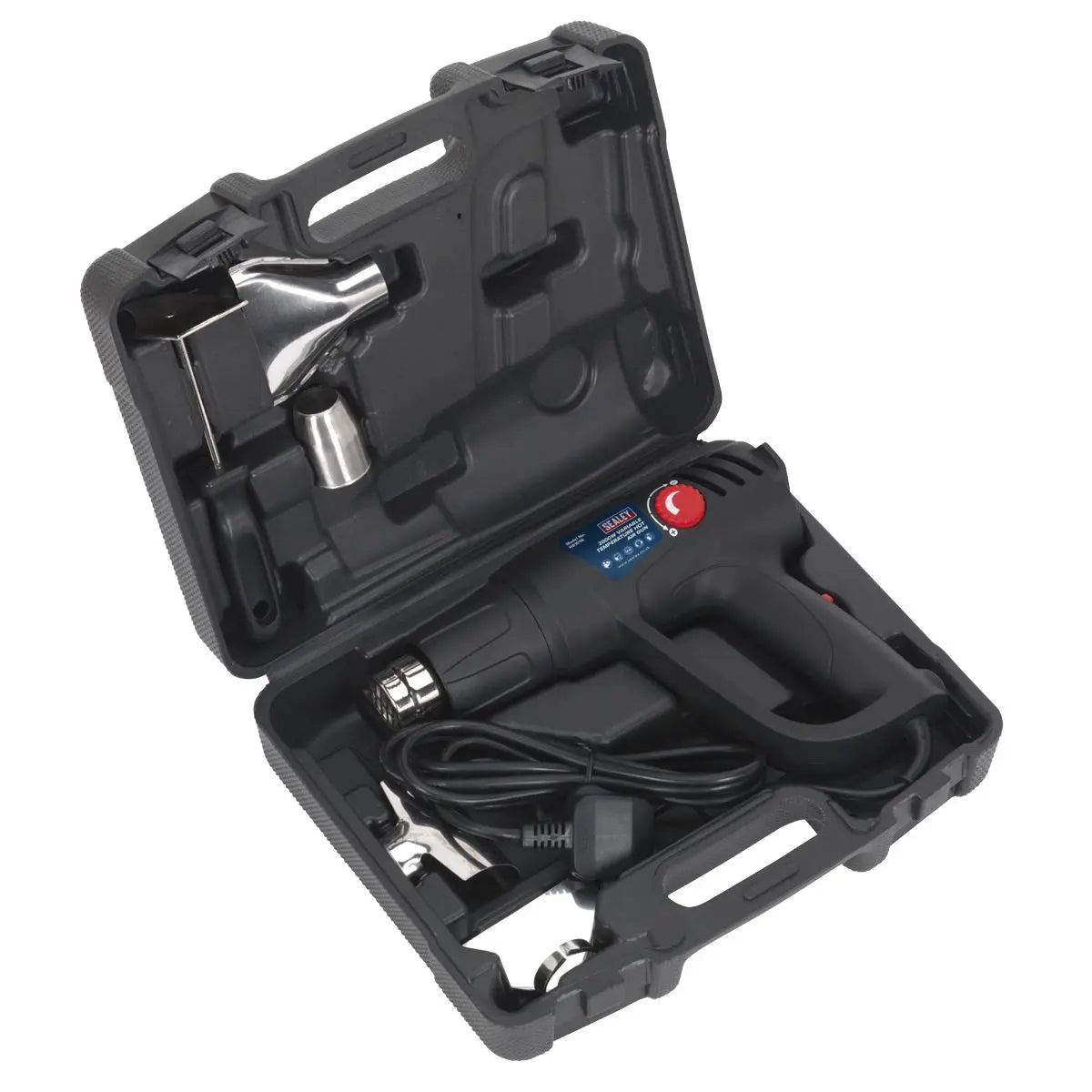 Sealey Variable Temperature Hot Air Gun Kit 2000W 50-450°C/90-600°C