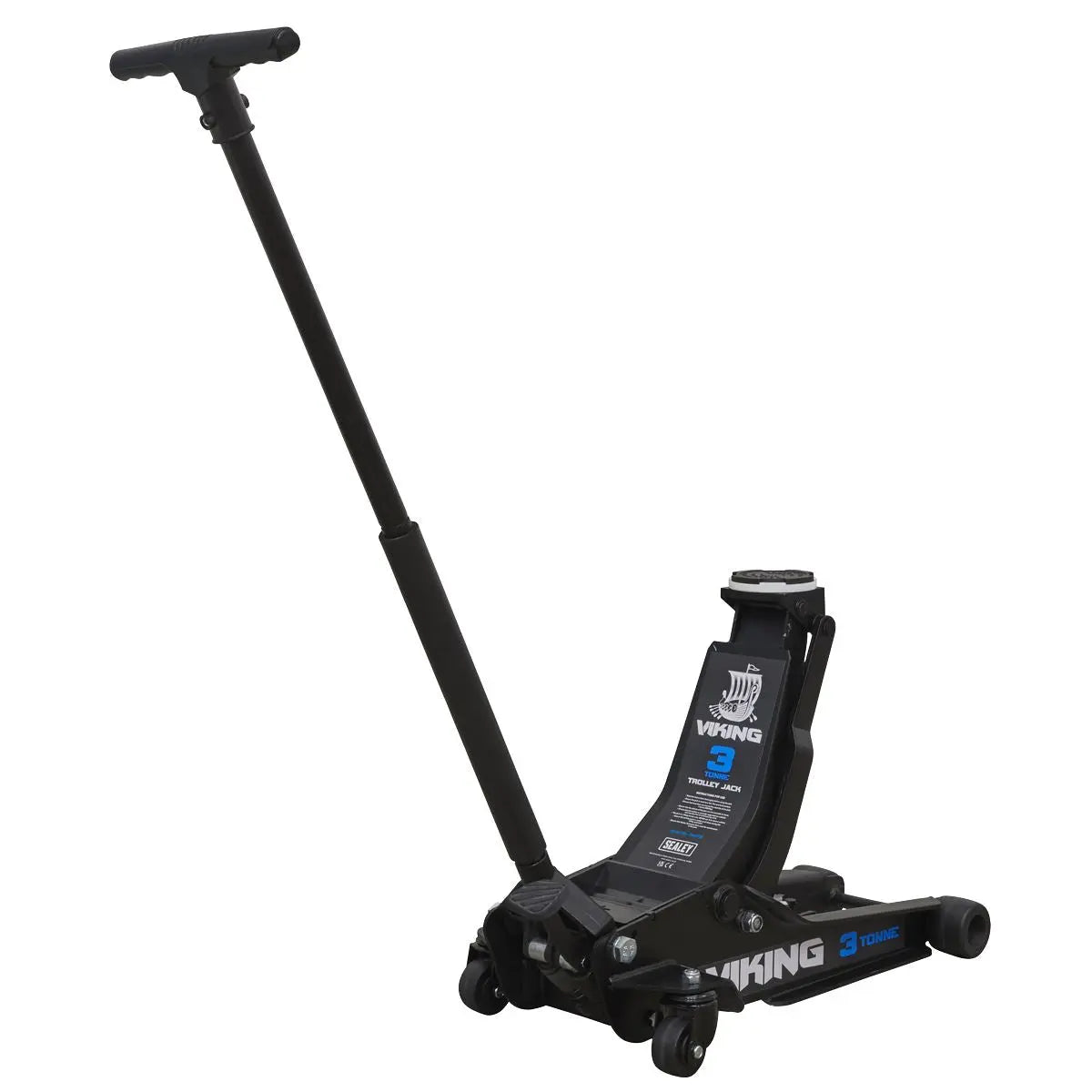 Sealey Viking 3 Tonne Low Entry Trolley Jack with Rocket Lift