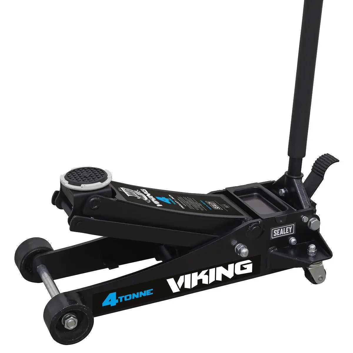 Sealey Viking 4 Tonne Tyre Bay Trolley Jack Low Entry with Rocket Lift