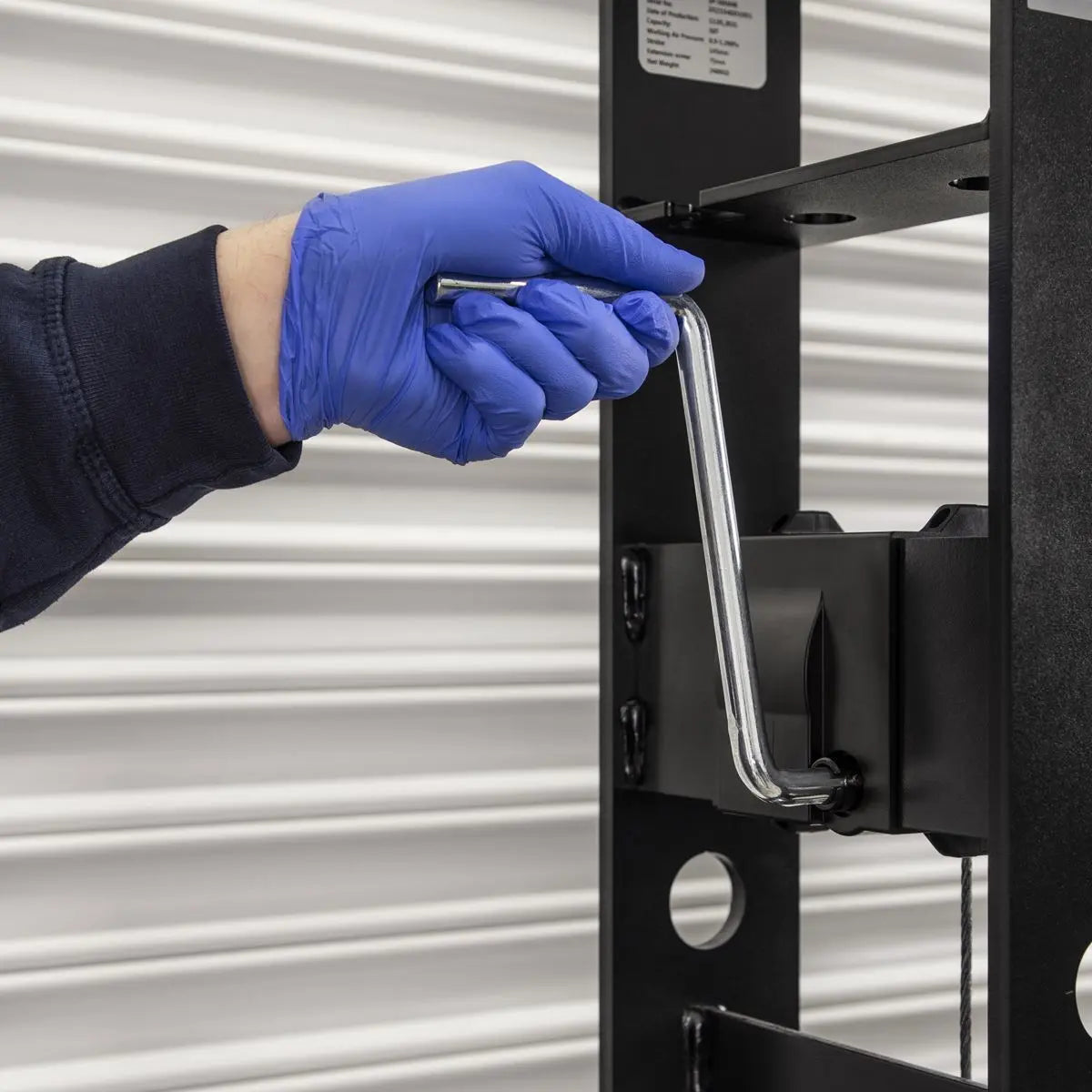 Sealey Viking Floor Type Air/Hydraulic Press with Sliding Ram & Foot Pedal 50 Tonne