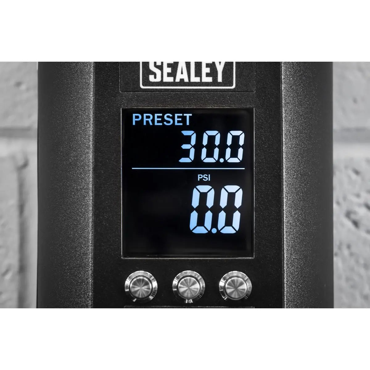 Sealey Wall Mounting Tyre Inflator Digital White Rose Tools