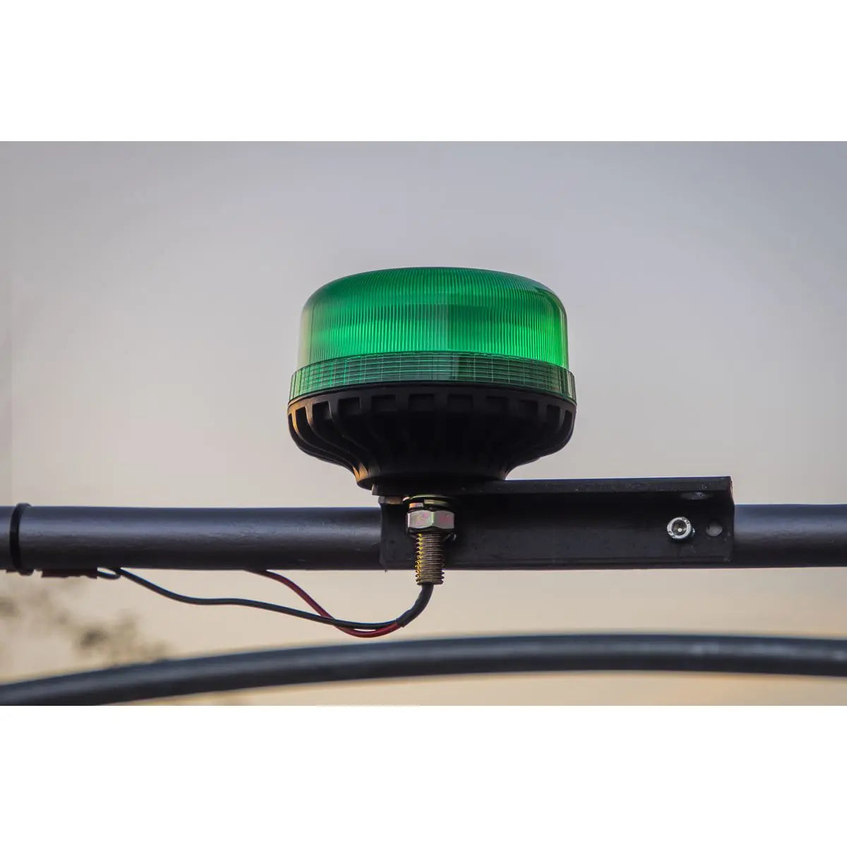 Sealey Warning Beacon SMD LED 12/24V 12mm Bolt Fixing - Green