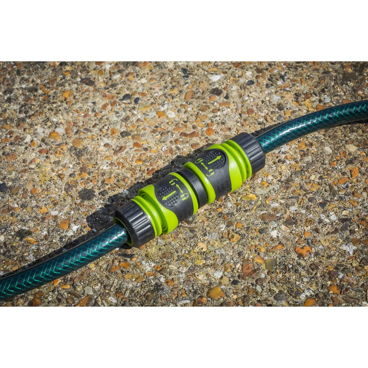 Sealey Water Hose Connector 2-Way White Rose Tools