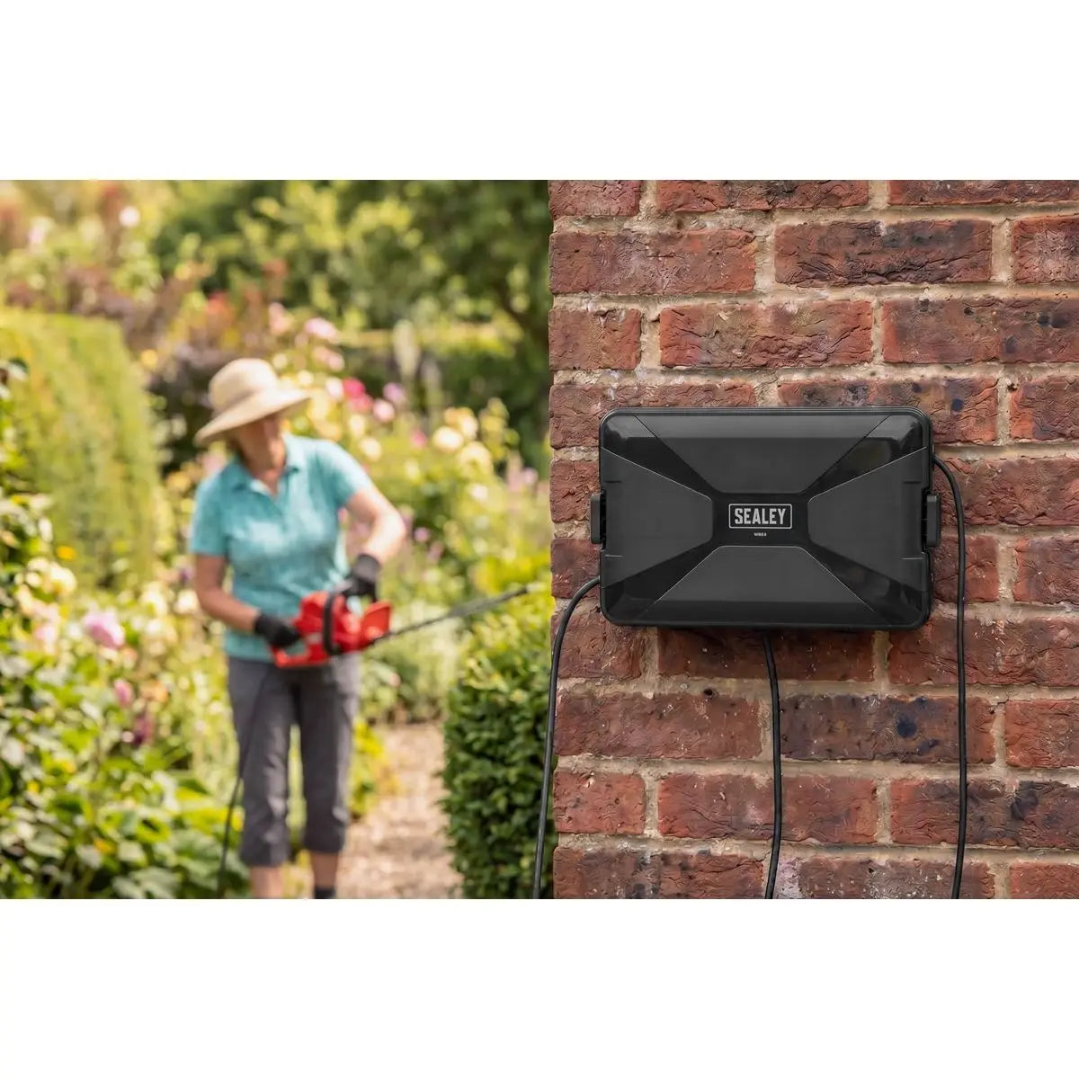Sealey Weatherproof Electrical Protection Box - Large White Rose Tools