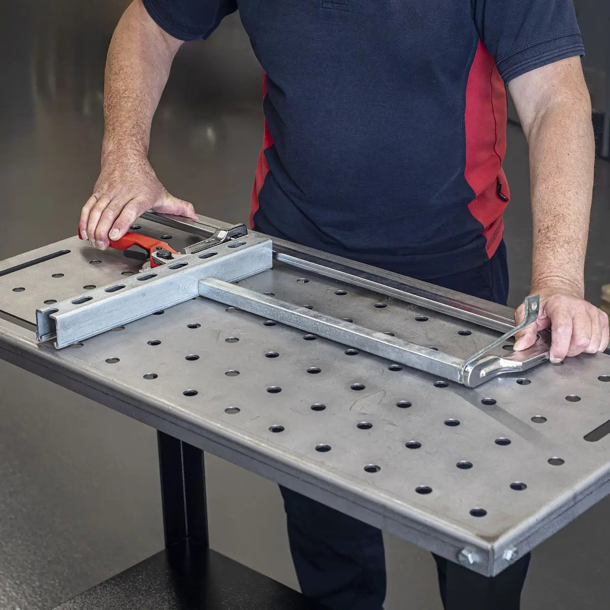 Sealey Welding Ratchet Clamp 300 x 120mm White Rose Tools