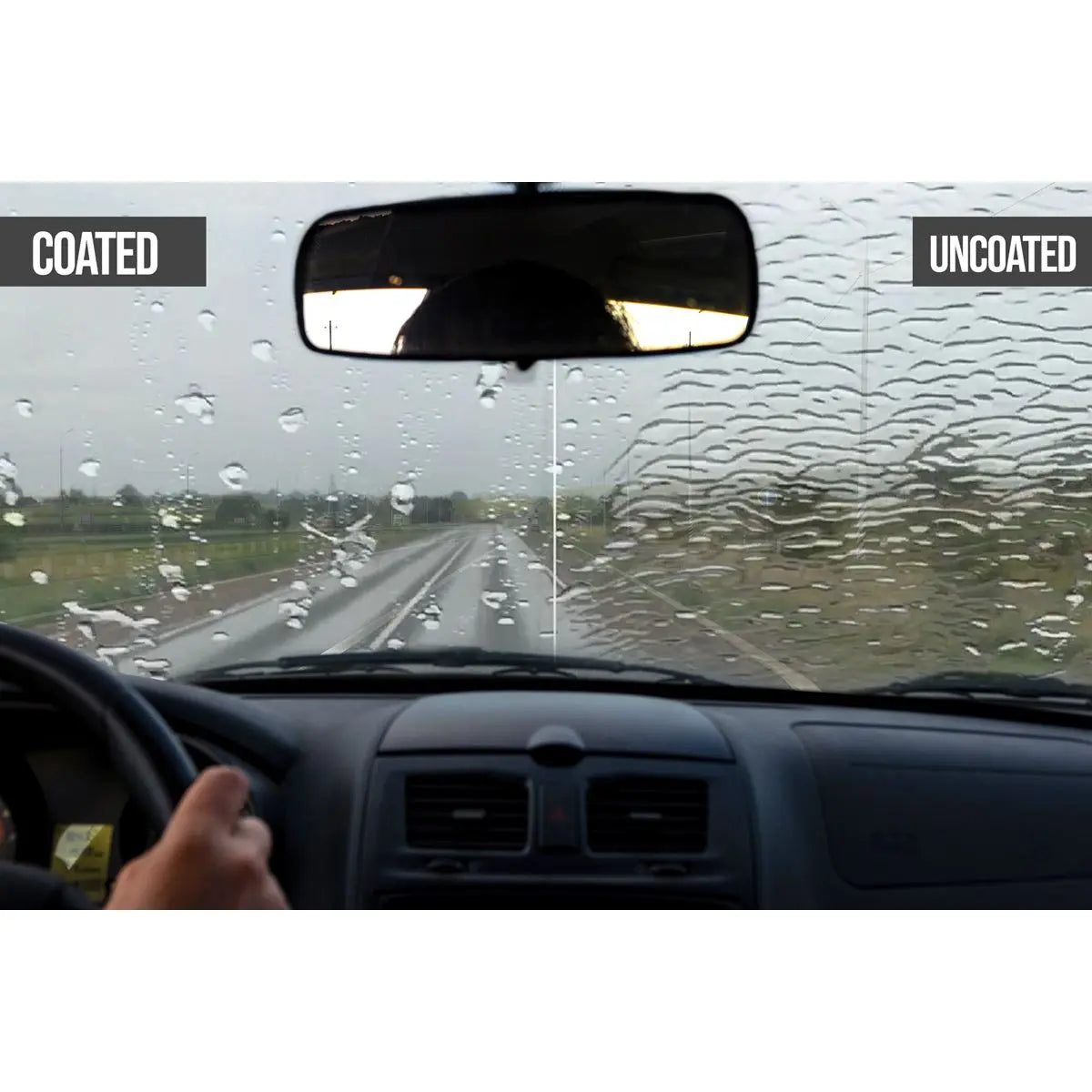 Sealey Windscreen Cleaner, Water Repellent 400ml White Rose Tools