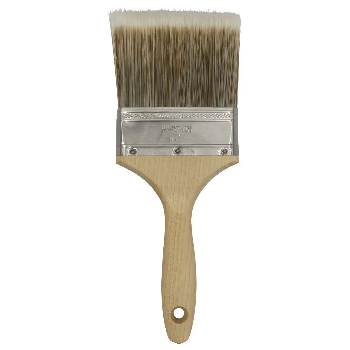 Sealey Wooden Handle Paint Brush 100mm  White Rose Tools