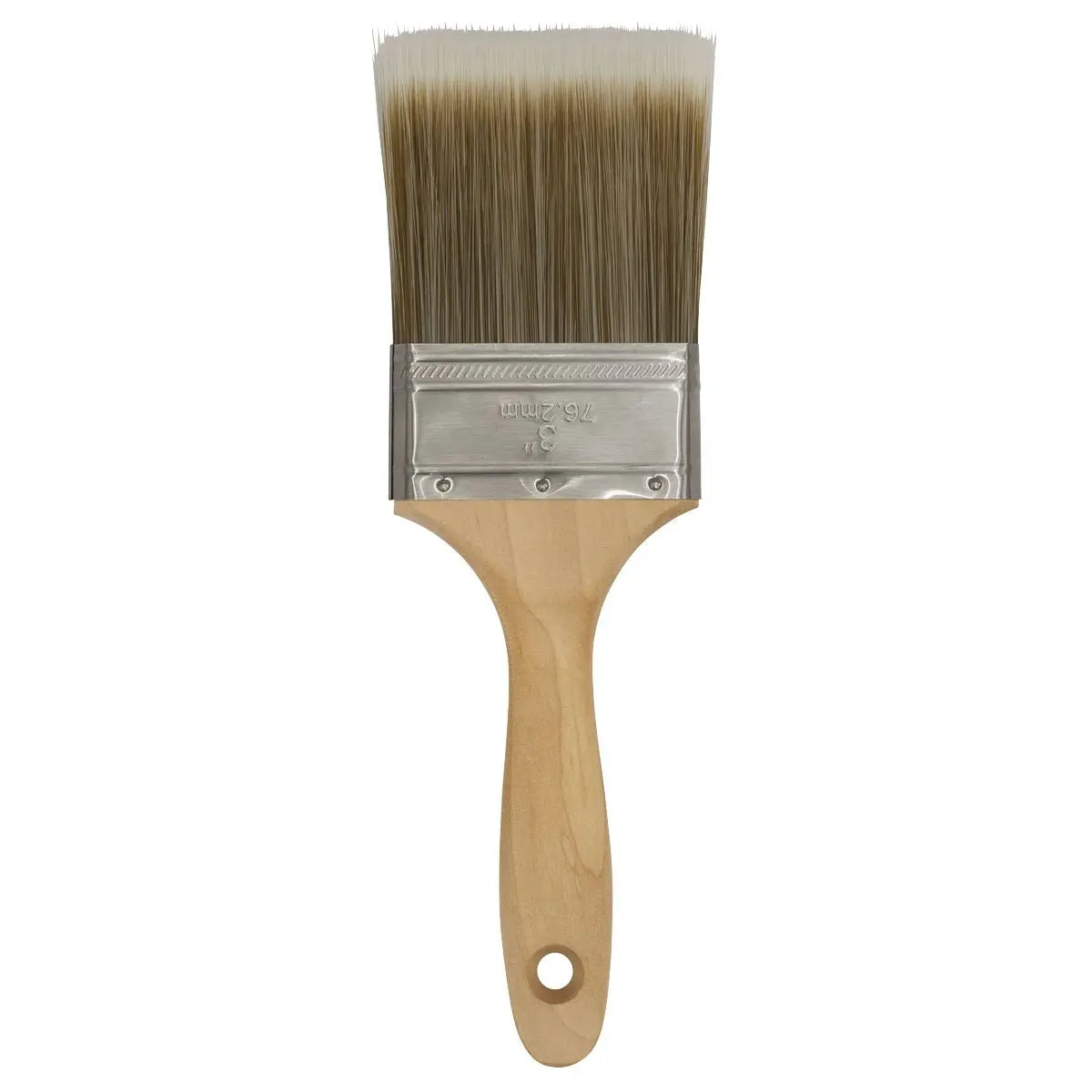 Sealey Wooden Handle Paint Brush 76mm  White Rose Tools