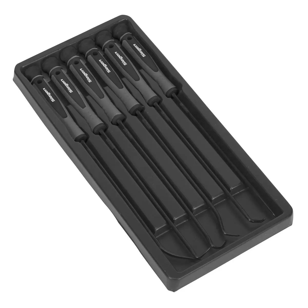 Siegen 6 Piece Extra Long Hook and Pick Set O-Ring Seal Remover Pin Clip Picking