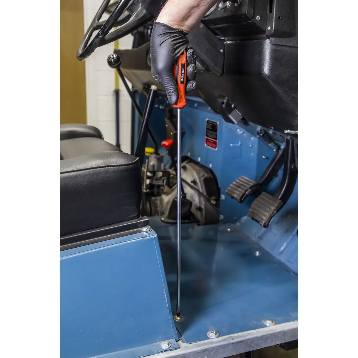 Siegen Screwdriver Set Extra Long Magnetised Tip Colour Coded Phillips Slotted White Rose Tools