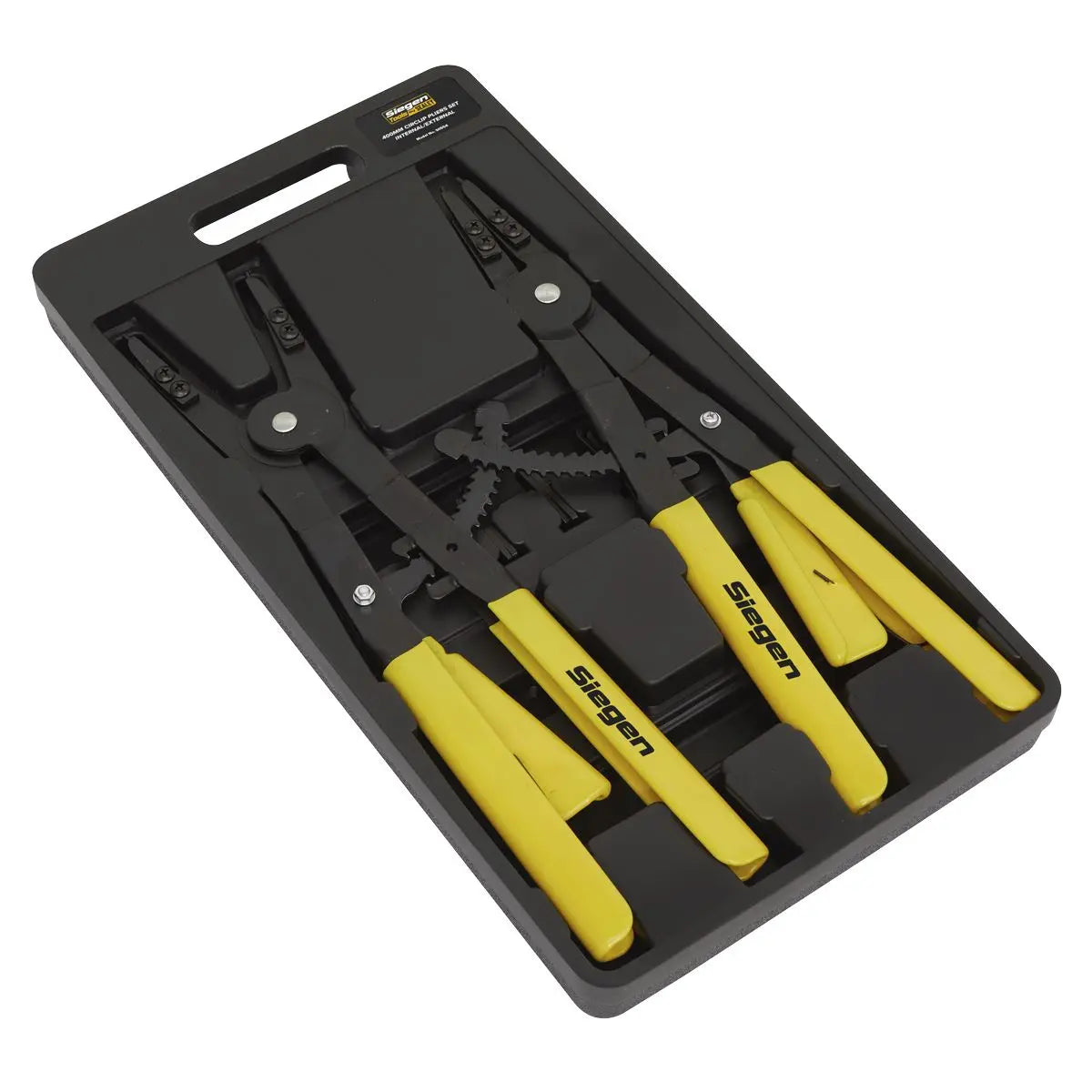 Siegen by Sealey Circlip Pliers Set Internal/External 400mm