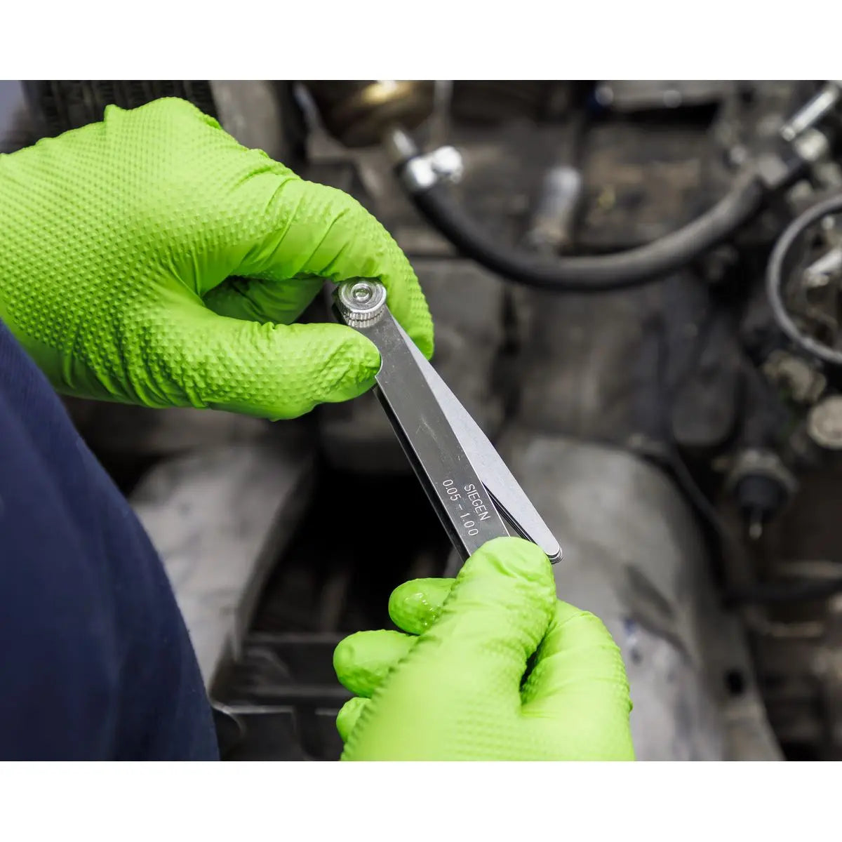 Siegen by Sealey Feeler Gauge 13 Blade - Metric White Rose Tools