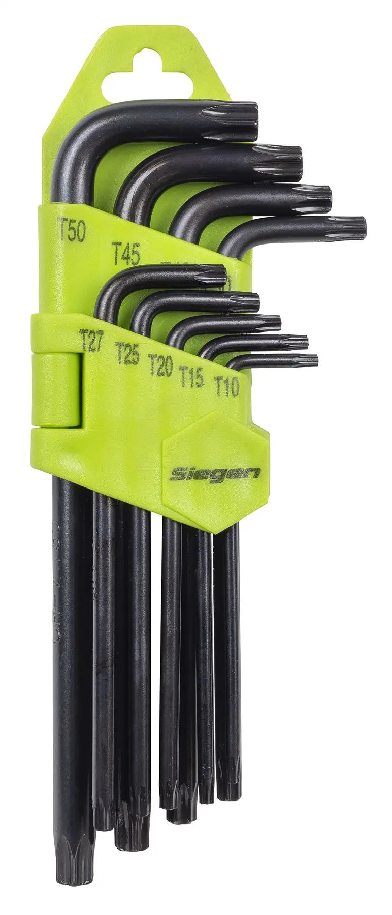 Siegen by Sealey Long TRX-Star* Key Set 9pc White Rose Tools